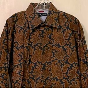 Tommy Hilfiger Vintage Paisley Oxford, Size L, EUC